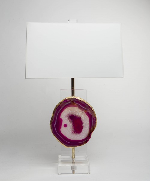 Glamazon Lamp with Agate